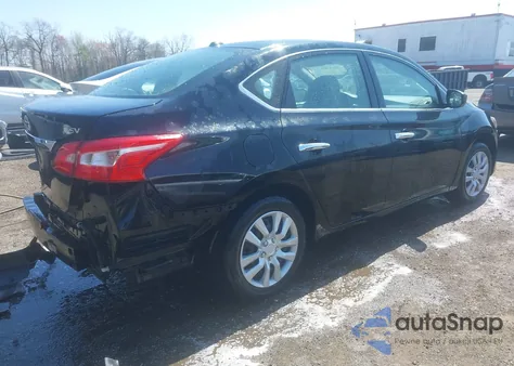 2016 Nissan Sentra Fe+ S/S/Sl/Sr/Sv z USA, uszkodzony, nr VIN 3N1AB7AP8GL646163